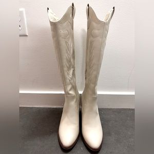 Off White Cowgirl Boots